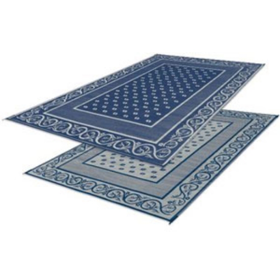 Picture of Faulkner  12' x 9' Blue Reversible Camping Mat 48701 01-0687                                                                 