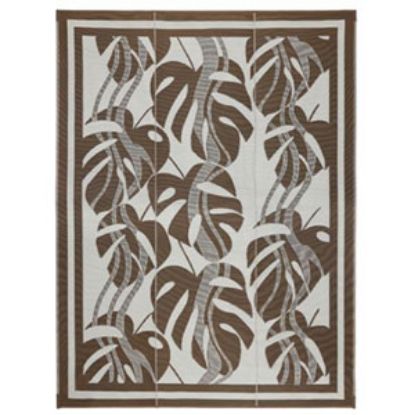 Picture of Faulkner  12' x 9' Brown/Tan Reversible Camping Mat 48933 01-0721                                                            