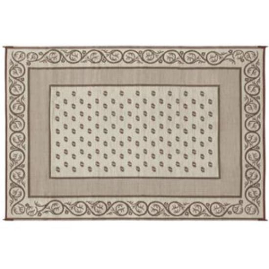 Picture of Faulkner  16' x 8' Beige Reversible Camping Mat 49599 01-0639                                                                