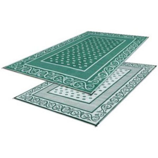 Picture of Faulkner  20' x 8' Green Reversible Camping Mat 48705 01-0309                                                                