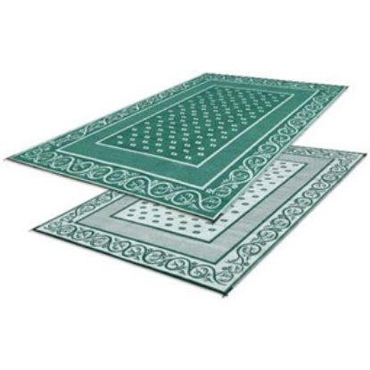 Picture of Faulkner  9' x 6' Green Reversible Camping Mat 48699 01-0286                                                                 