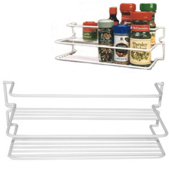 Picture of Grayline  11-1/2"L x 4-3/8"W x 3-3/4"H Vinyl Coated 2-Tier Helper Shelf 004-506 03-0785                                      