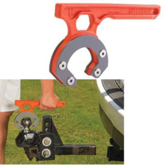 Picture of HitchGrip HitchGrip Orange Nylon Ball Mount Carrying Handle for 2-5/16" Ball HG-712 69-5291                                  