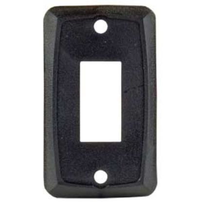 Picture of JR Products  Black Single Opening Multi Purpose Switch Faceplate 12855 19-1886                                               