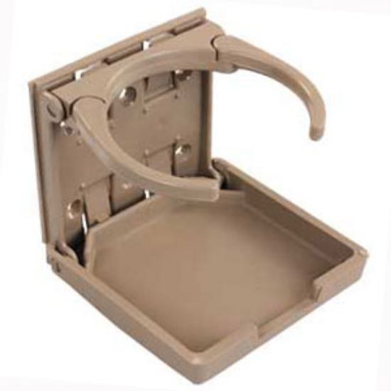 Picture of JR Products  Tan Adjustable "Mugger" Drink Holder 45623 03-0667                                                              