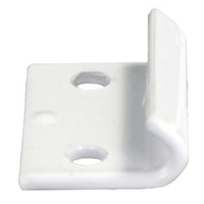 Picture of JR Products  White Folding Camper Door Catch 10855 20-0168                                                                   