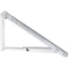 Picture of JR Products  White Folding Shelf Bracket 20725 20-1145                                                                       