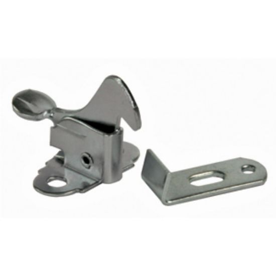 Picture of JR Products  Zinc Plated Steel Screen Door Latch 10755 20-1611                                                               