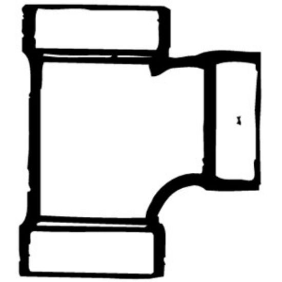 Picture of Lasalle Bristol  1-1/2" Slip ABS Plastic Sanitary Tee Waste Valve Fitting 632151 11-1054                                     