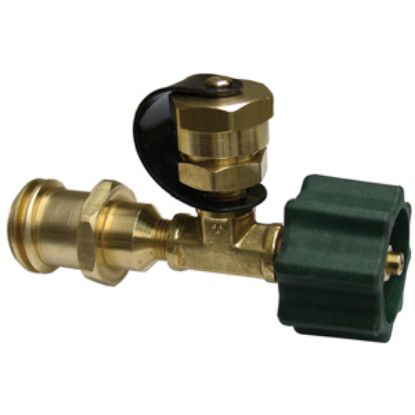 Picture of Marshall Excelsior  1-5/16" FACME x 1-5/16" MACME Brass Tee Style LP Adapter Fitting ME418P 06-0418                          