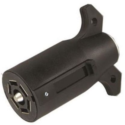 Picture of Mighty Cord  7-Way Round Trailer End Trailer Connector w/o Wire Lead A10-7081 19-4236                                        