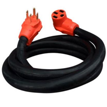 Picture of Mighty Cord Mighty Cord (TM) 10' 50A Extension Cord w/Finger Grip Handle A10-5010EH 15-8378                                  