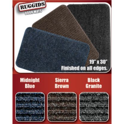 Picture of Prest-o-Fit Ruggids (TM) Black Granite 19" x 30" Indoor Door Mat 2-0450 04-0440                                              