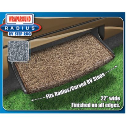 Picture of Prest-o-Fit Wraparound (R) Radius (TM) Espresso 22" Entry Step Rug 2-0203 04-0321                                            