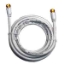 Picture of Prime Products  White 12' RG6U Coaxial Cable w/ Fittings 08-8022 24-1054                                                     