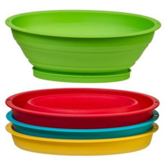 Picture of Progressive Int'l Prepworks (R) 3.5 Cup Yellow Polypropylene Plastic Colander Kitchen Bowl CC-60CDP 69-6911                  