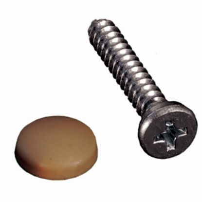 Picture of RV Designer  14-Pack Screw w/Beige Cap H619 20-1885                                                                          