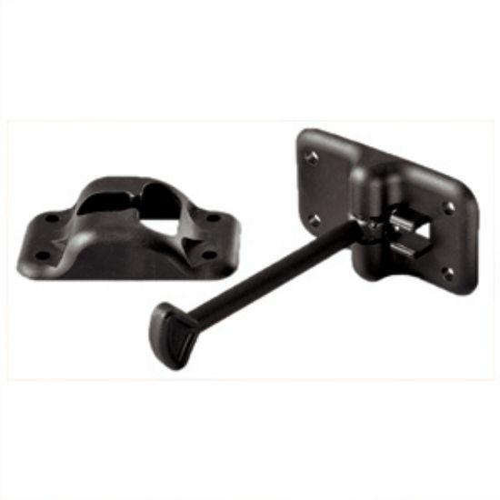 Picture of RV Designer  Black 3-1/2" Straight T-Style Entry Door Holder E232 20-2006                                                    