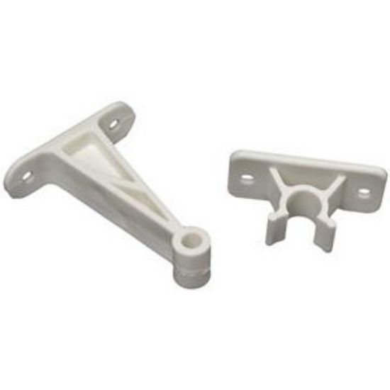 Picture of RV Designer  White Plastic 3" C-Clip Style Entry Door Holder E241 20-1806                                                    