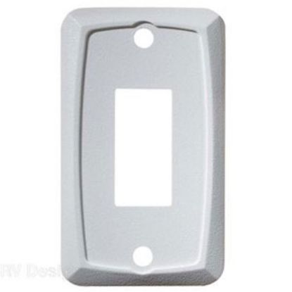 Picture of RV Designer  White Single Opening Multi Purpose Switch Faceplate S381 19-2464                                                