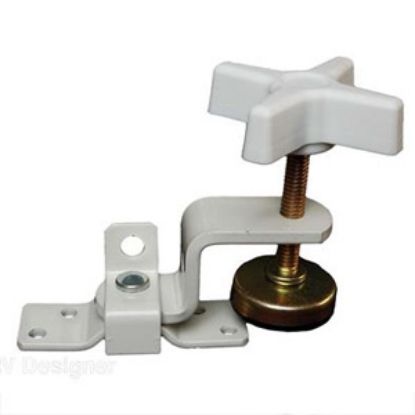 Picture of RV Designer  White Zinc Plated Fold-Out Bunk Clamp E515 20-1741                                                              