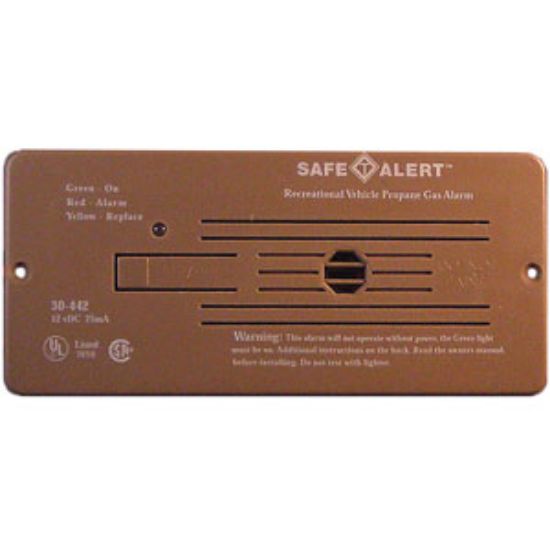 Picture of Safe-T-Alert  Flush Mount Brown 4.8"L X 3.4"W X 1.4"Thk LP Leak Detector 40-442-P-BR 03-0261                                 