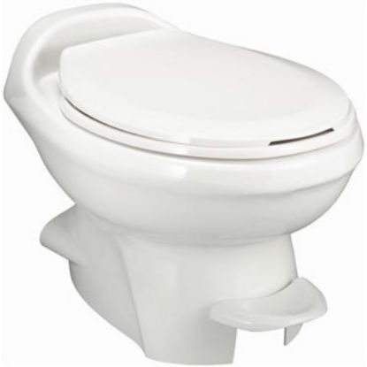 Picture of Thetford Aqua-Magic (R) Style Plus Aqua-Magic Style Plus White Low Profile Permanent Toilet w/ Water Saver 34434 12-0226     