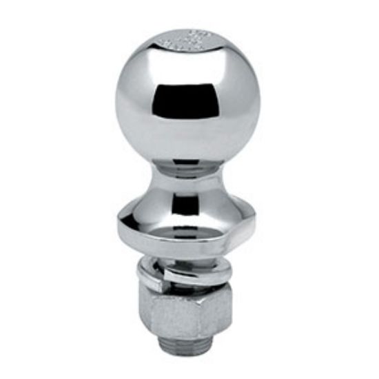 Picture of Tow-Ready  Chrome 1-7/8" Trailer Hitch Ball w/ 3/4" Diam x 3-3/8" Shank 63814 14-8630                                        