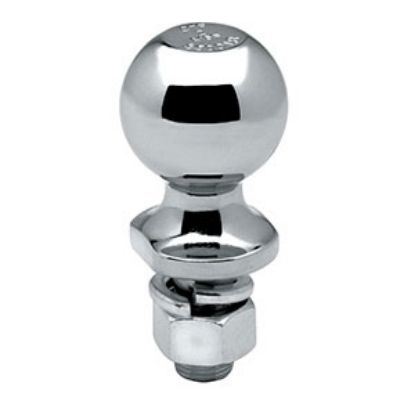 Picture of Tow-Ready  Chrome 2" Trailer Hitch Ball w/ 3/4" Diam x 3-3/8" Shank 63824 14-8633                                            