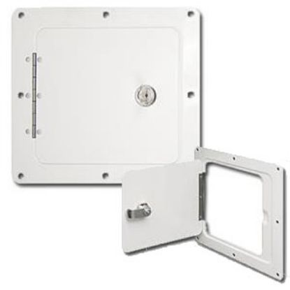 Picture of Ultra-Fab  White 5"RO Lockable Spare Tank Access Door w/Frame 48-979009 95-3150                                              