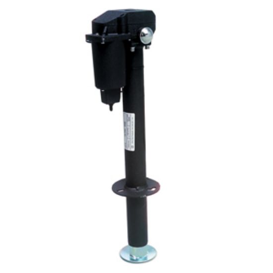 Picture of Ultra-Fab Ultra 3502 Black 3500 Lb Electric Round Trailer Jack 38-944017 15-0146                                             