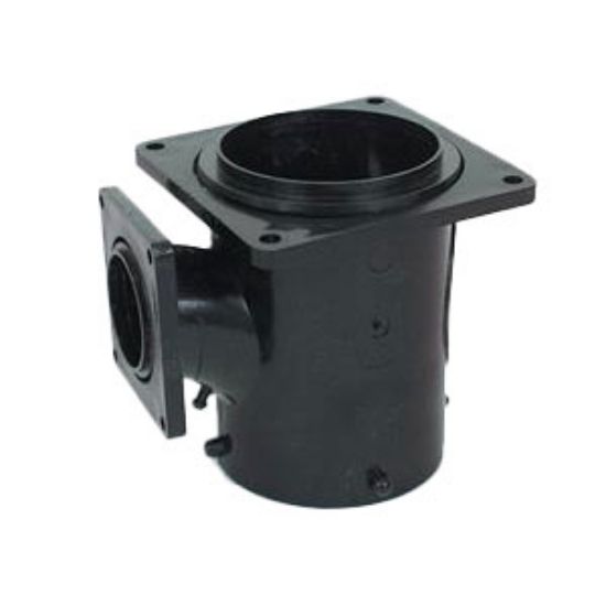 Picture of Valterra  3"Bayonet Plastic Waste Valve Fitting w/3" & 1.5" Rotating Flange T1010 92-9552                                    