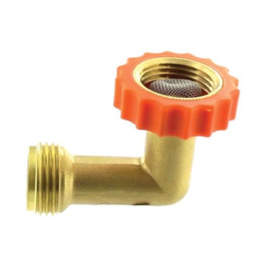 Picture of Valterra  Brass 90 Degree Hose Saver A01-0020VP 10-0560                                                                      