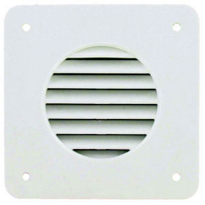 Picture of Valterra  White Plastic Battery Box Louvered Vent A10-3300 19-1633                                                           