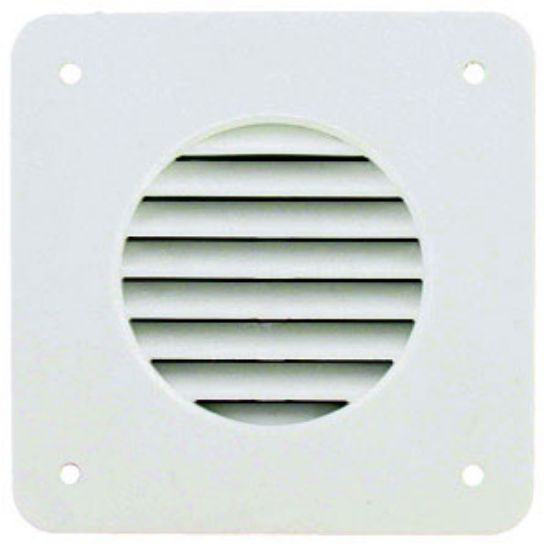 Picture of Valterra  White Plastic Battery Box Louvered Vent A10-3300 19-1633                                                           