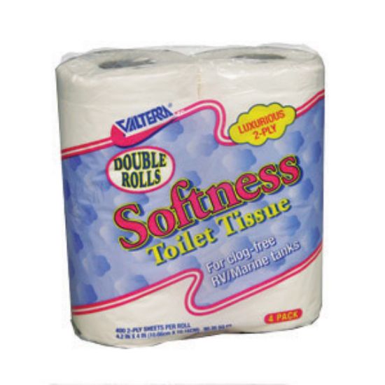 Picture of Valterra Softness 4 Double Roll 2-Ply Toilet Tissue Q23638 13-0104                                                           