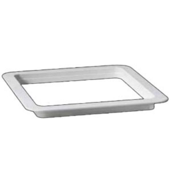 Picture of Ventline  Polar White 2-1/8" Deep for 14"x14" Opening Radius Roof Vent Garnish VA0445-34 22-0111                             