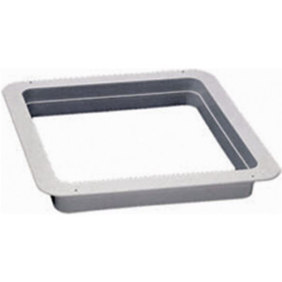 Picture of Ventline  Polar White 4-1/8" Deep for 14"x14" Opening Radius Roof Vent Garnish VA0445-36 47-0255                             