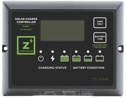 Picture of Zamp Solar 10 Amp 5-Stage PWM Charge Controller