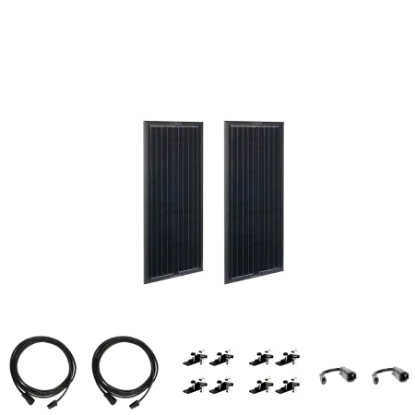 Picture of Zamp Solar OBSIDIAN Series 90 Watt Solar Panel Kit (2x45)