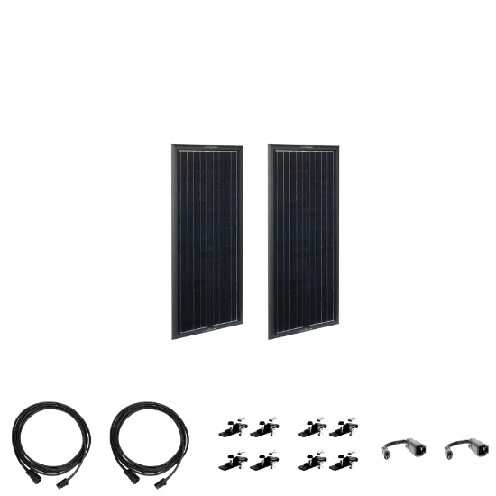Picture of Zamp Solar OBSIDIAN Series 90 Watt Solar Panel Kit (2x45)