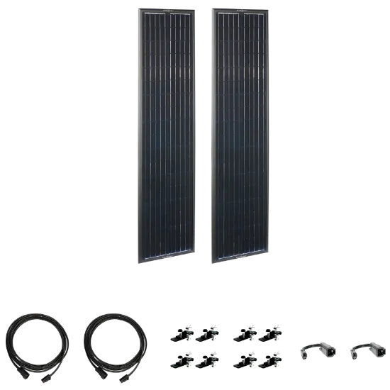 Picture of Zamp Solar OBSIDIAN SERIES 180 Watt Long Solar Panel Kit (2 x 90)