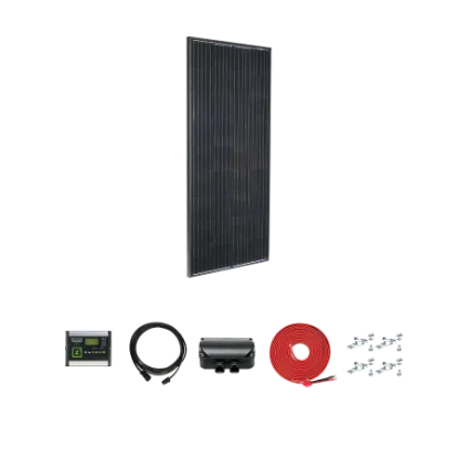 Picture of Zamp Solar Legacy Black 190 Watt Deluxe Kit