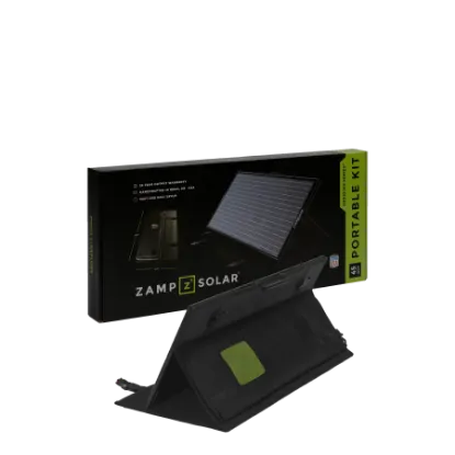 Picture of Zamp Solar OBSIDIAN SERIES 45-Watt Portable Kit- Unregulated