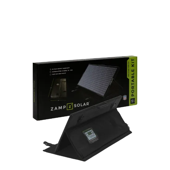 Picture of Zamp Solar  OBSIDIAN SERIES 45-Watt Portable Kit- Regulated