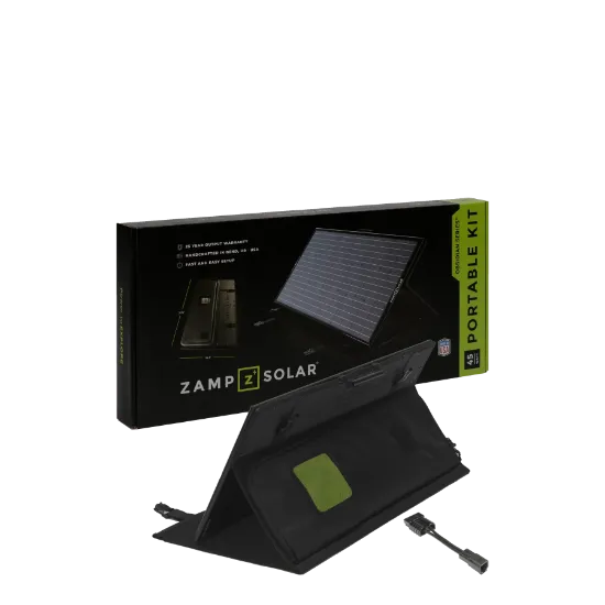 Picture of Zamp Solar OBSIDIAN SERIES 45-Watt Dometic PLB40 Charging Kit