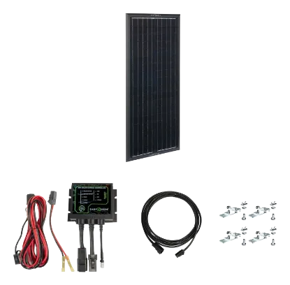 Picture of Zamp Solar Side By Side OBSIDIAN Series 45 Watt Battery Maintainer Kit