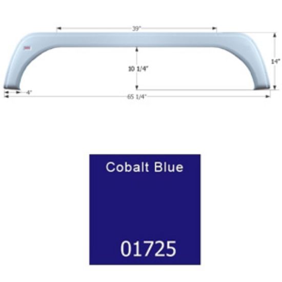 Picture of Icon  Cobalt Blue Tandem Axle Fender Skirt For KZ Brands 01725 15-1648                                                       