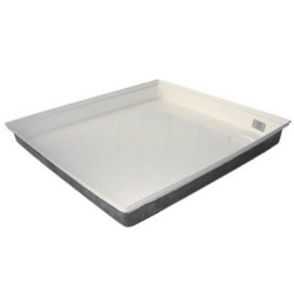 Picture of ICON  Polar White 27"x24"x4" Rectangular Shower Pan 00461 11-0564                                                            