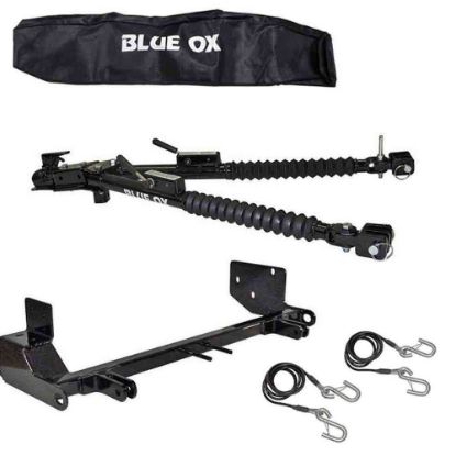 Picture of Blue Ox Acclaim (5,000 Lb Capacity) Tow Bar (10,000 Lbs. Cap.) & Baseplate Combo Fits Fits1997-2006 Jeep Wrangler (With Double Tube Bumper)